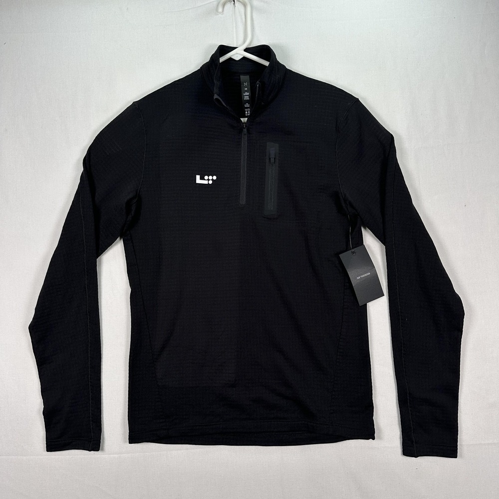 Ten Thousand Over Zip Pullover Mens XS Black 1/4 Zip Athletic Running Top NWT‎